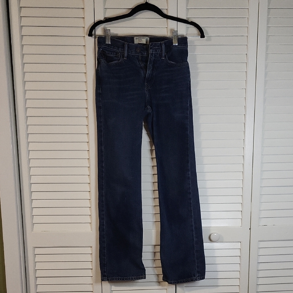 Abercrombie Kids Dark Blue Bootcut Jeans